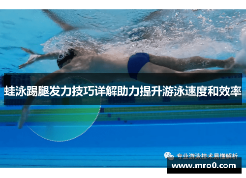 蛙泳踢腿发力技巧详解助力提升游泳速度和效率