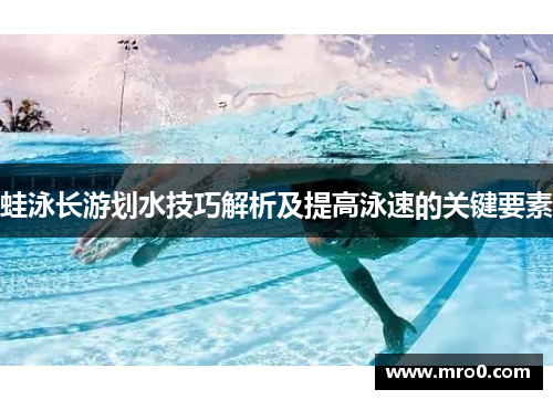 蛙泳长游划水技巧解析及提高泳速的关键要素
